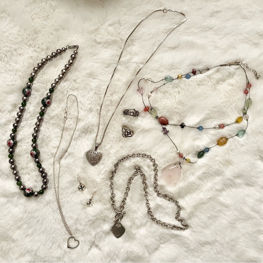 Vintage & Y2K STERLING SILVER Jewelry Lot